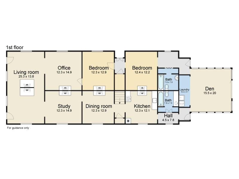 shotgun floorplans