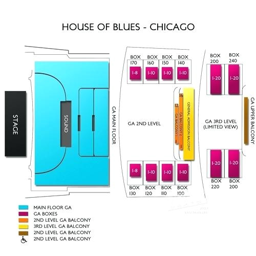 house of blues anaheim floor plan