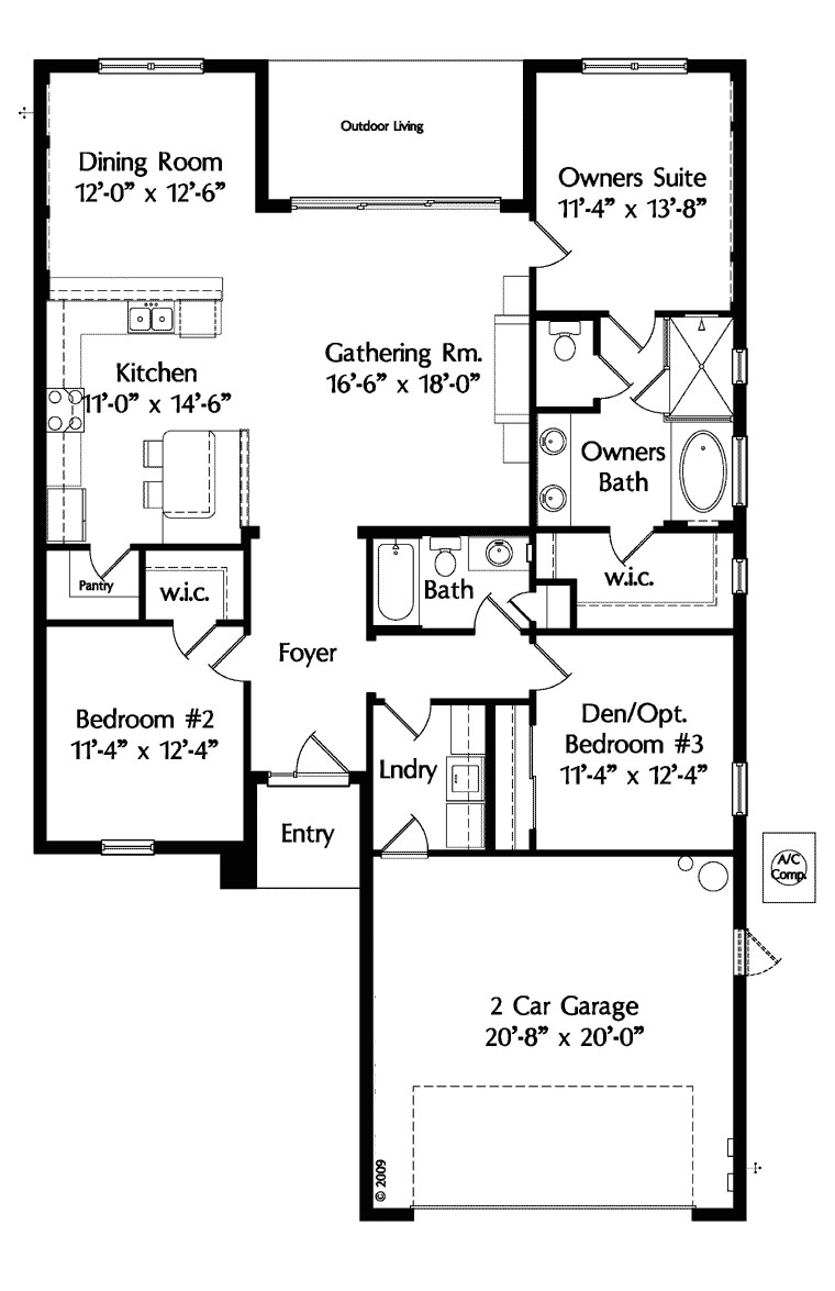 house plans one level
