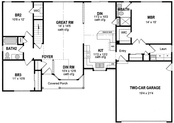 single level house plans