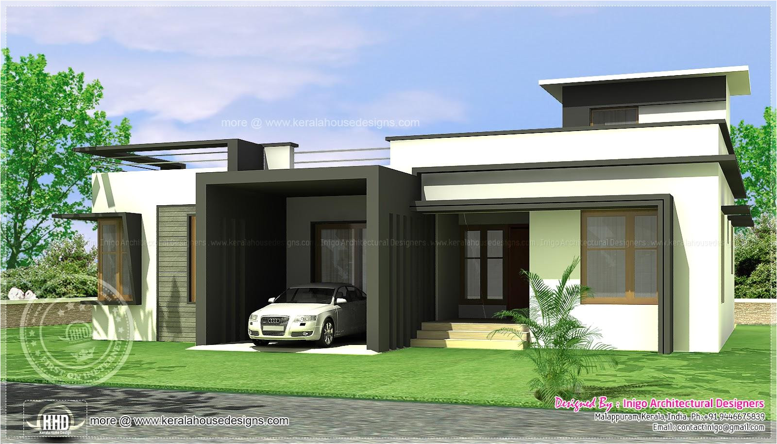modern contemporary single story house plans