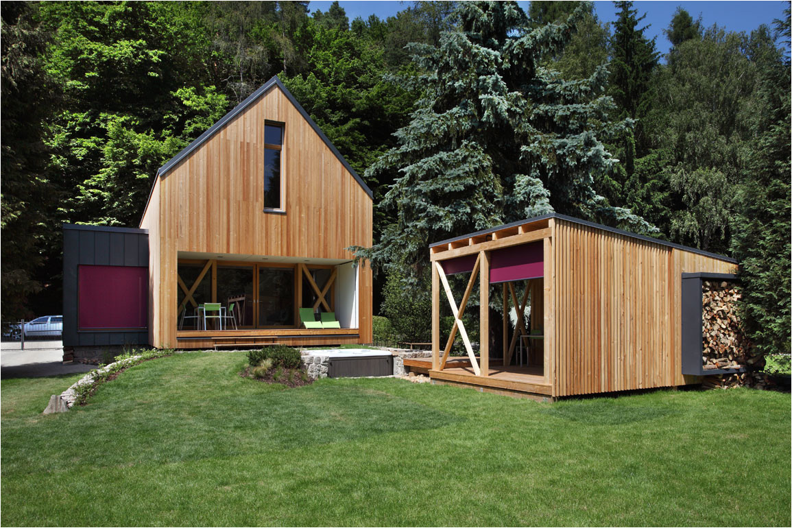 Small Cedar Home Plans A Contemporary Wooden Cottage by Prodesi Small House Bliss