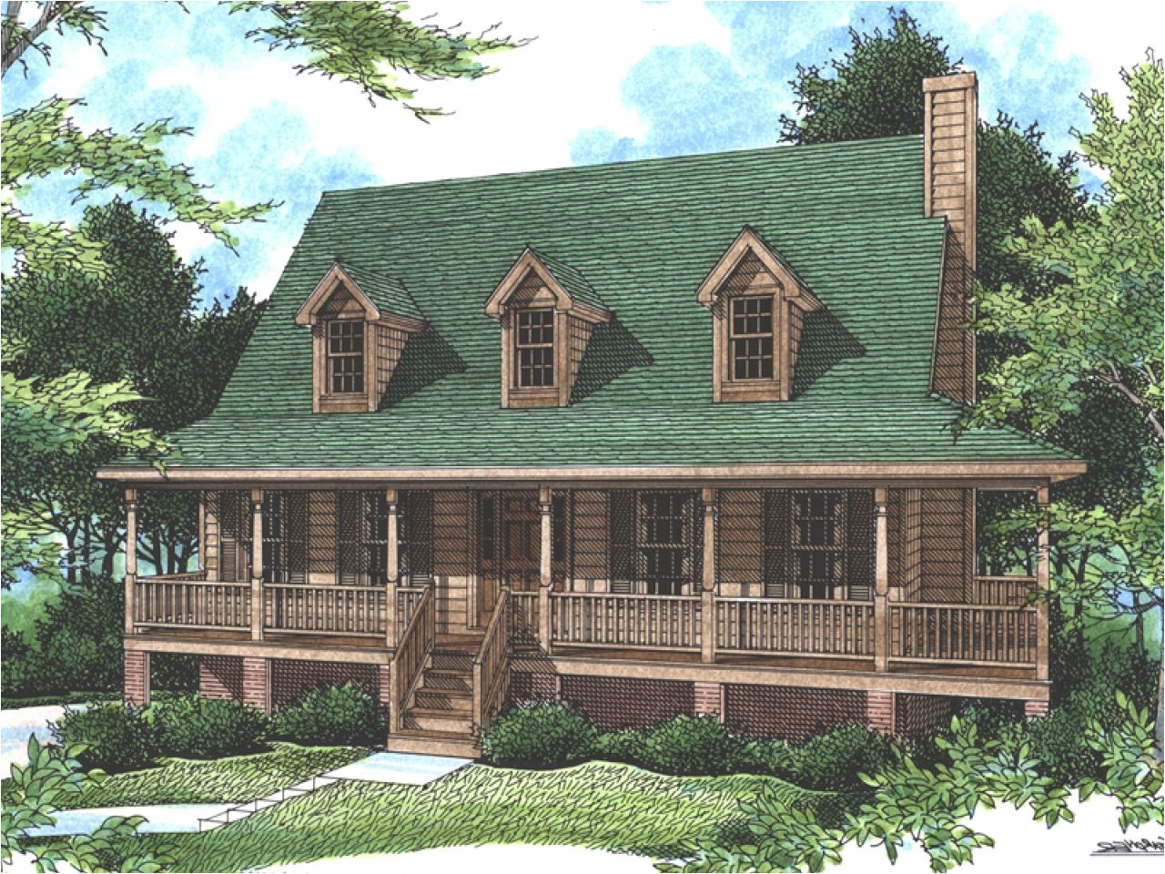 small rustic country house plans