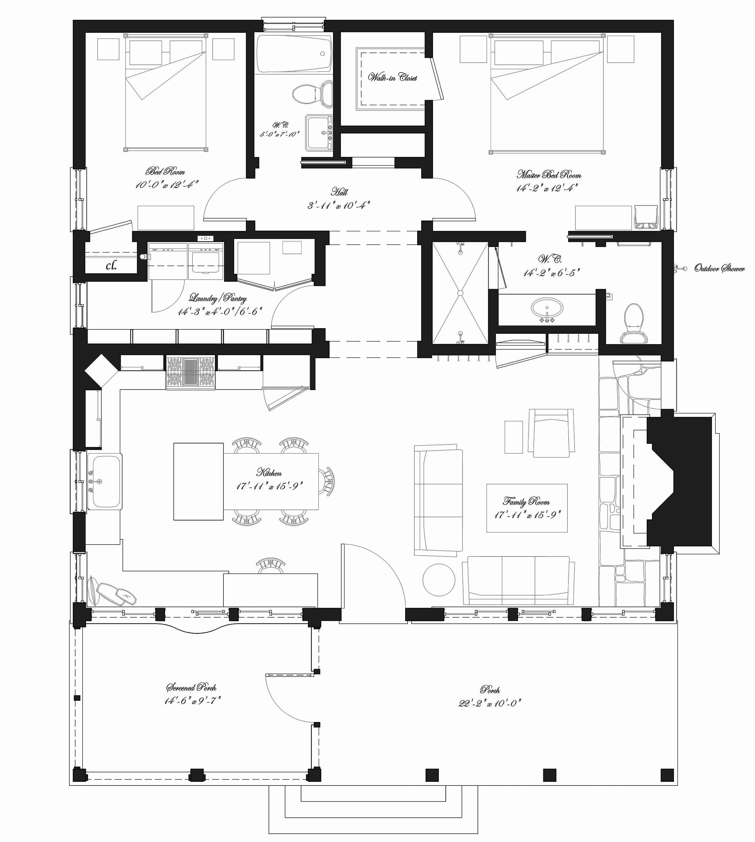 guest house plans 400 square feet