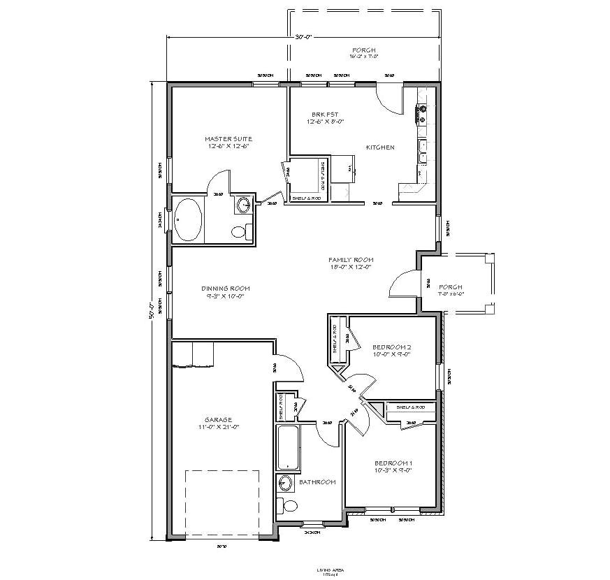 small home designs floor plans with 3 bedroom
