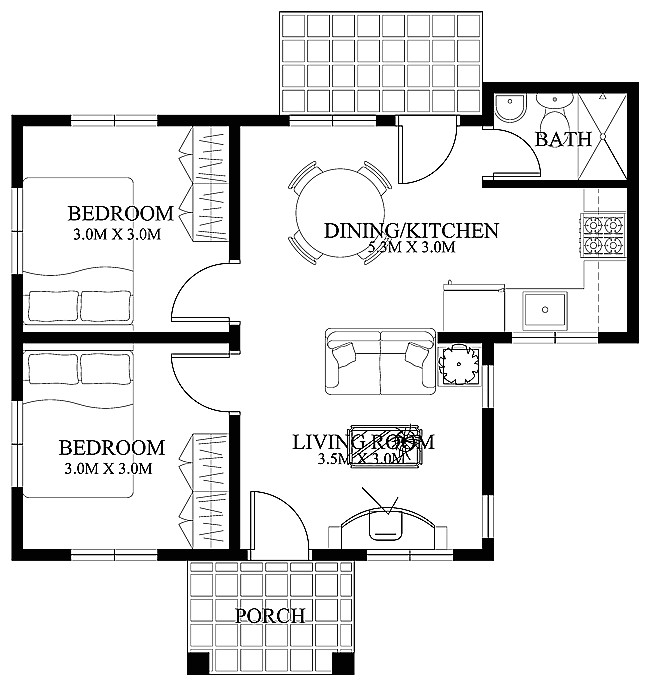small house floor plans free