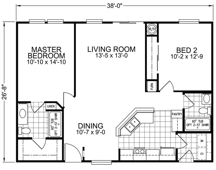 small modular home floor plans