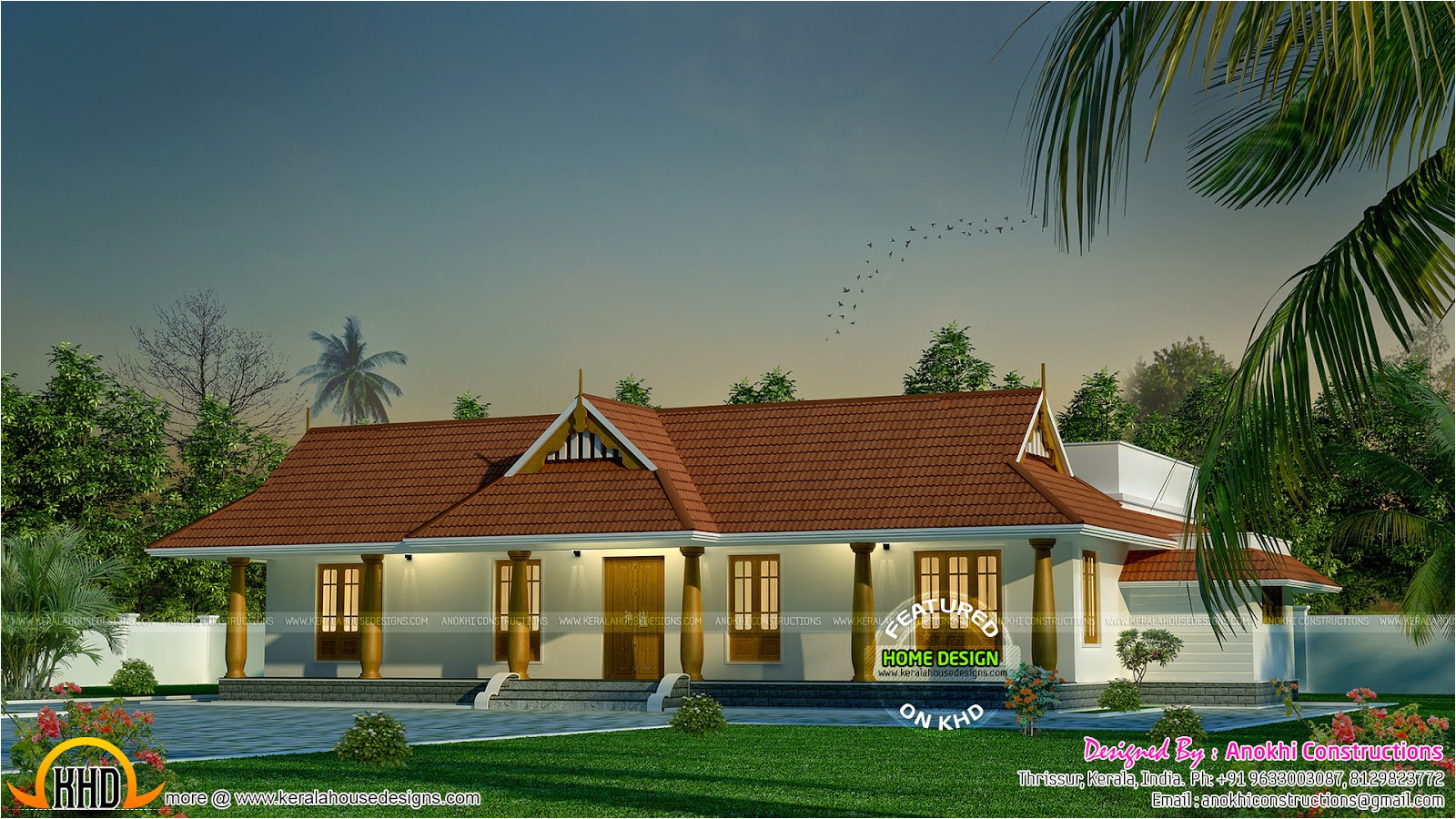 small traditional nallukettu house kerala home design and floor 2