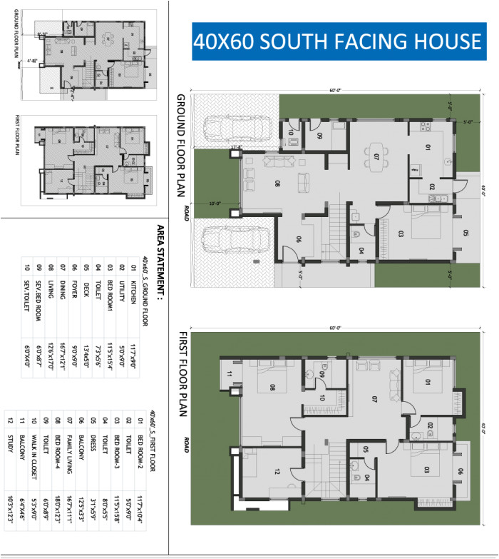 South Facing Home Plans south Facing Floor Plan