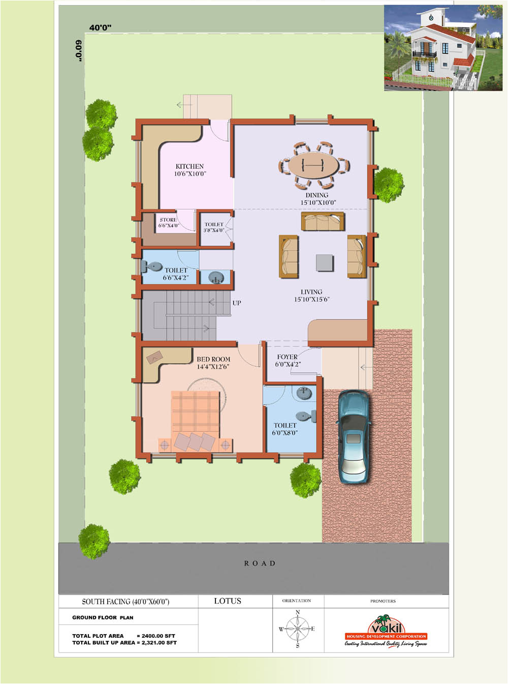 south facing house floor plans