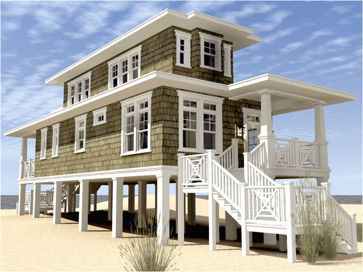 modern beach house plans on stilts