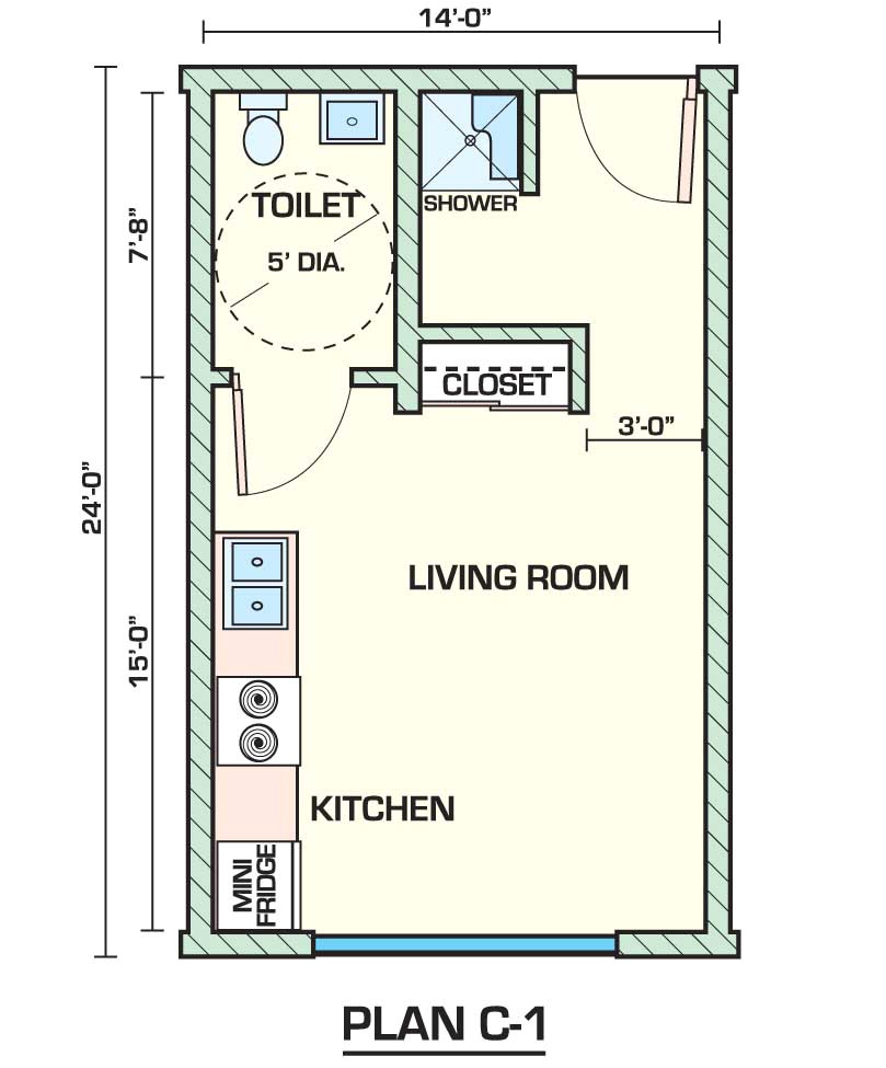 creative small studio apartment floor plans and designs