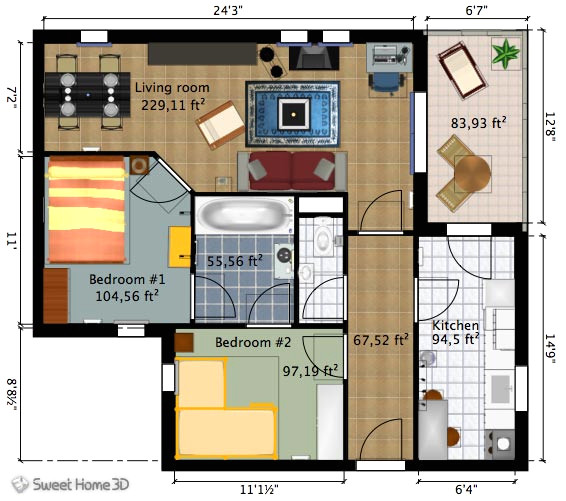 sweet home 3d floor plans luxury anwendungen