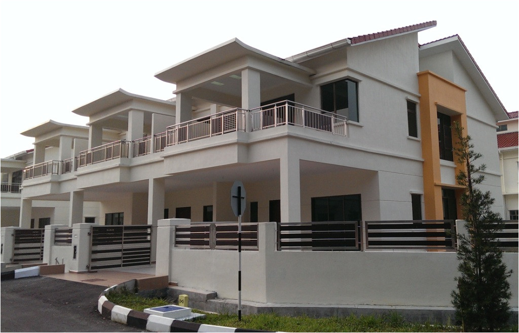 2 storey house with terrace