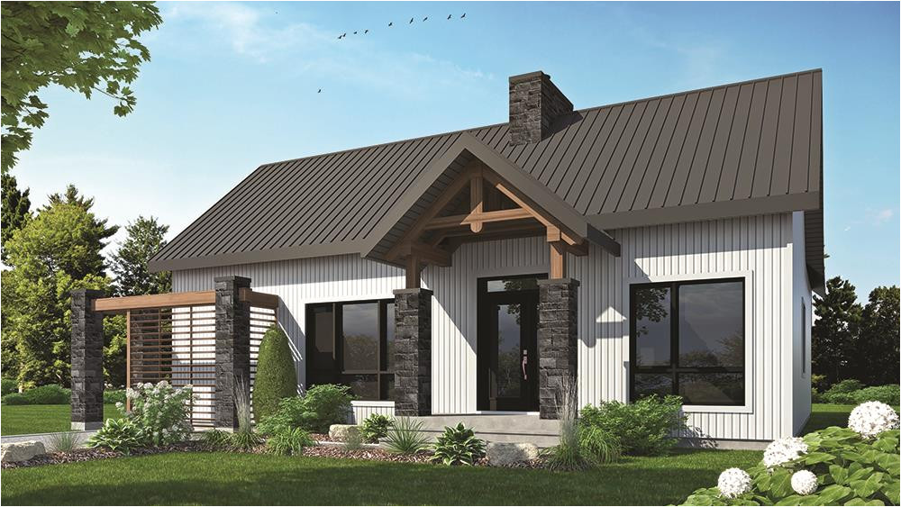 cottage house plans with metal roof