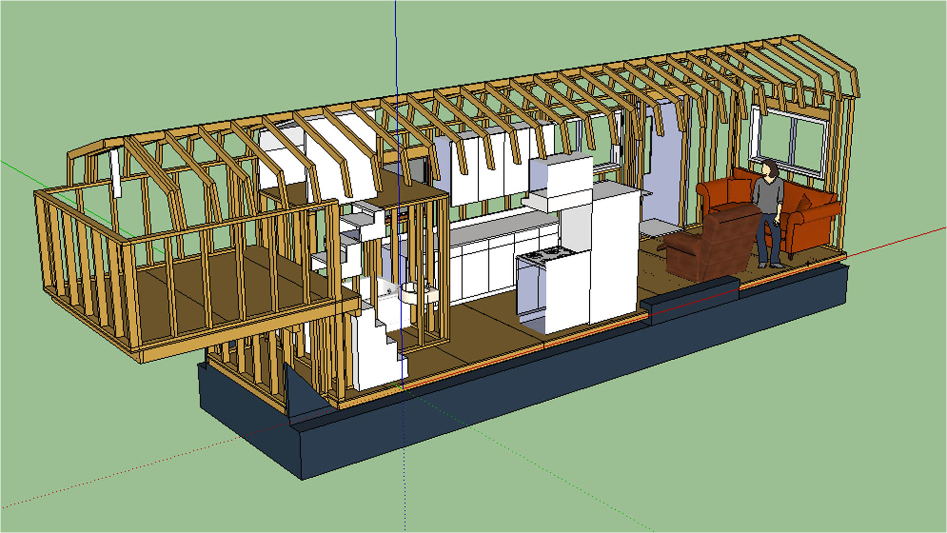 the updated layout tiny house