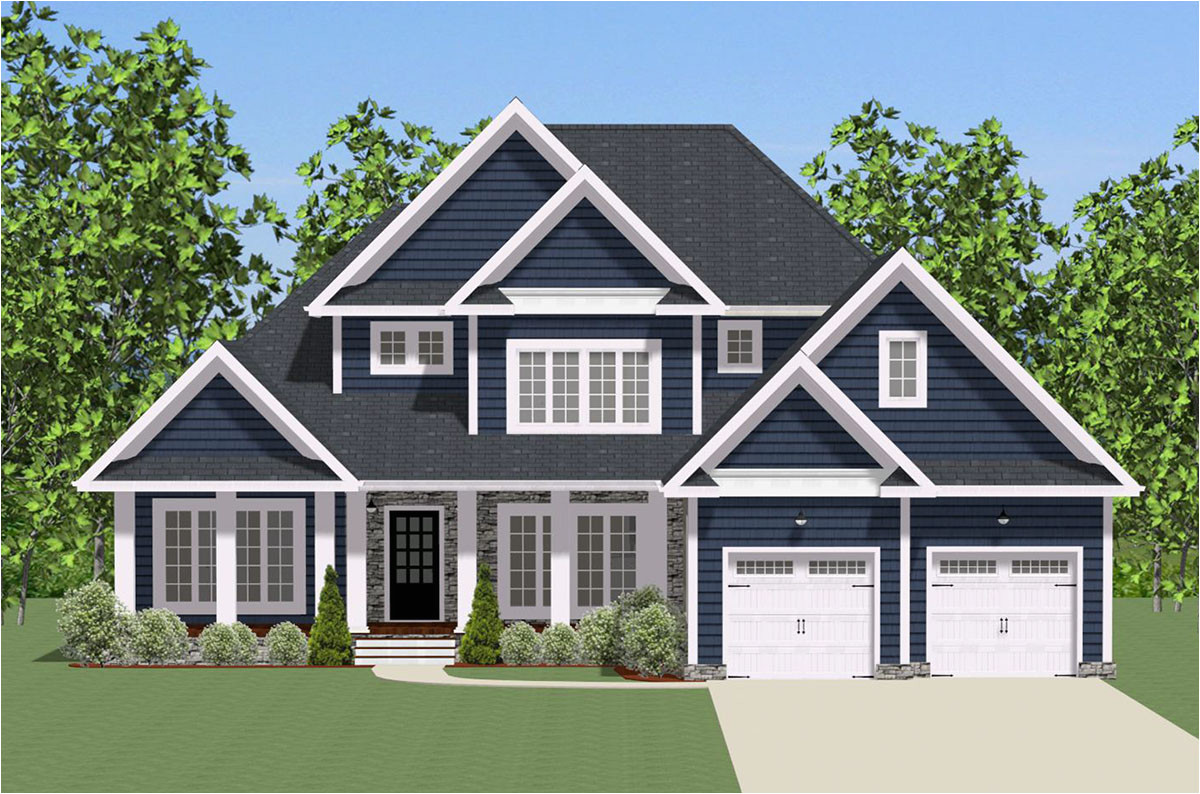 traditional house plan with wrap around porch 46293la