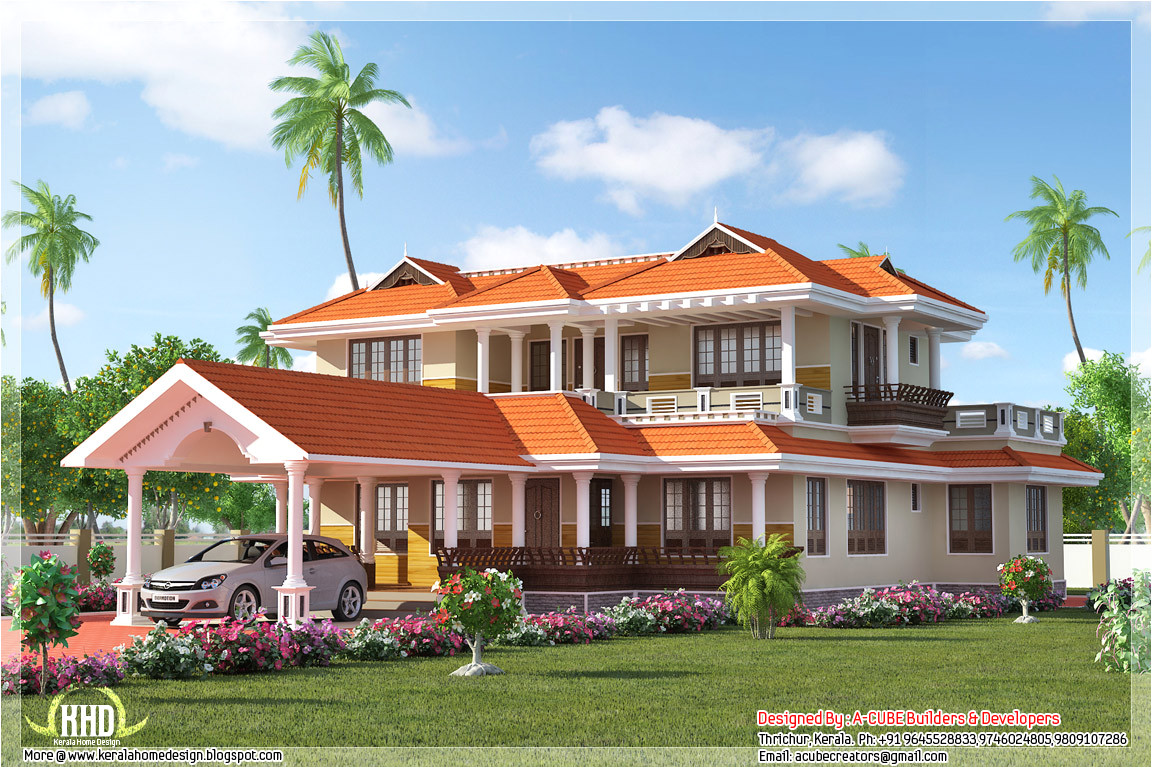 traditional house plans kerala style