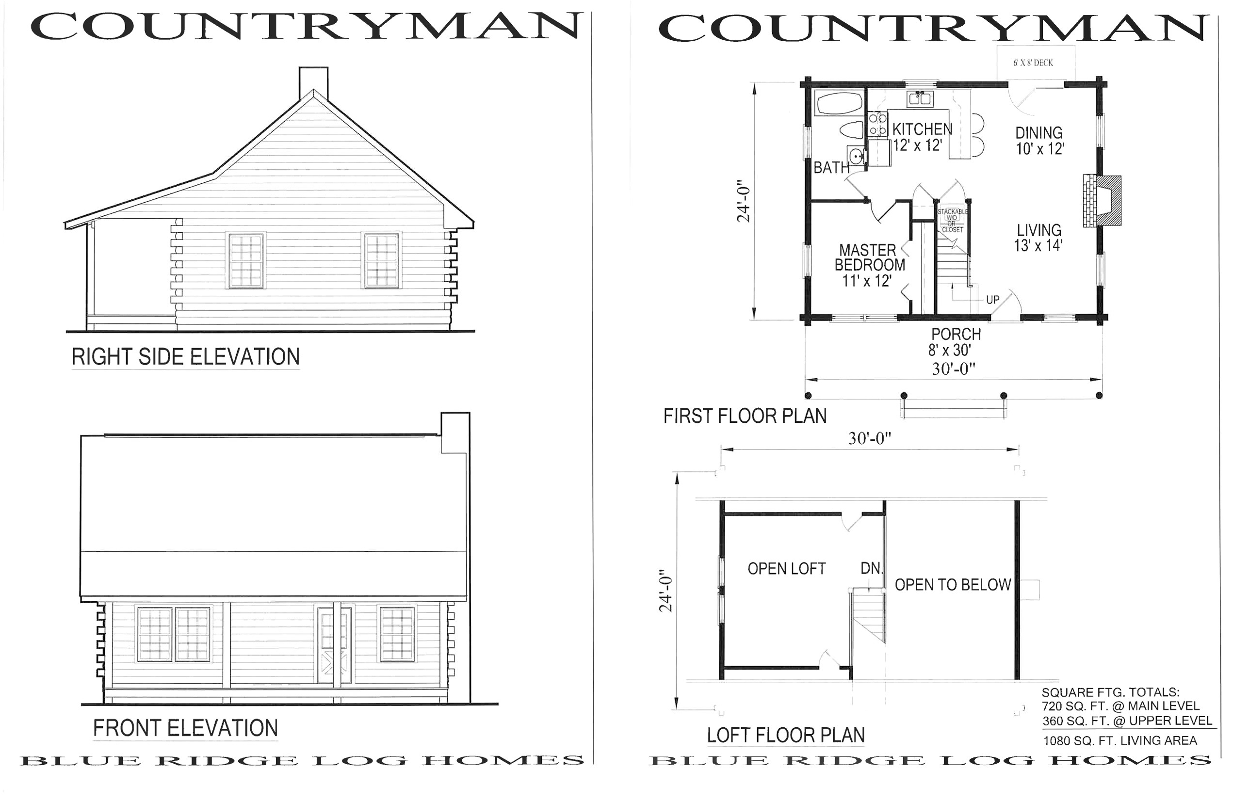 traditional log home floor plans