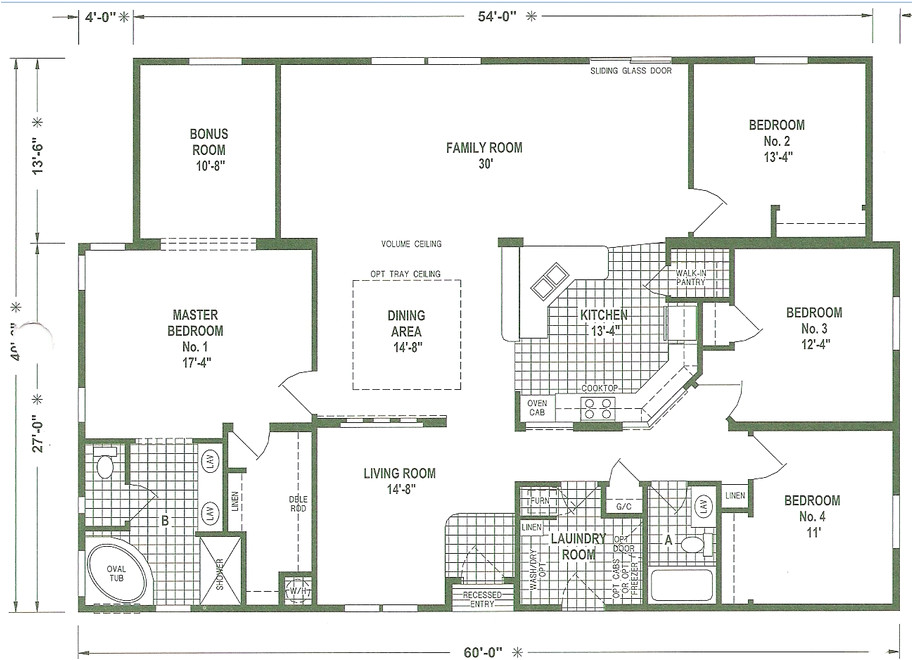 mobile home floor plans triple wide
