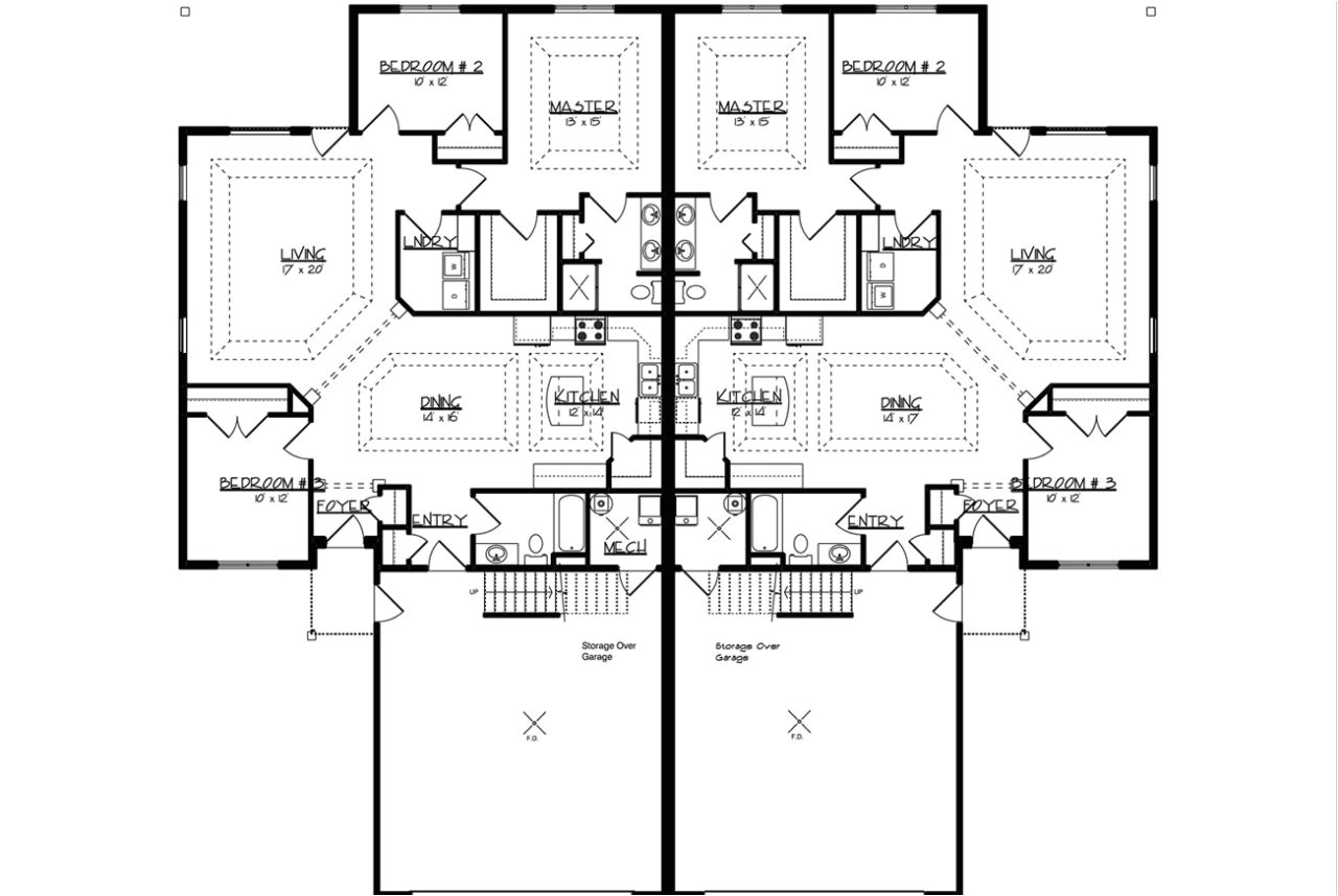 twin home floor plans