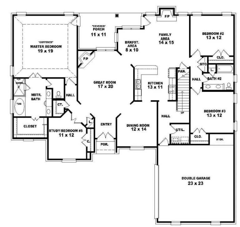 two-story-home-floor-plans-2-story-4-bedroom-house-floor-plans-fresh