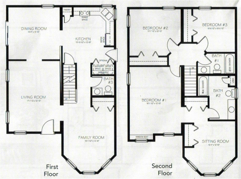 4 bedroom 2 storey house plans