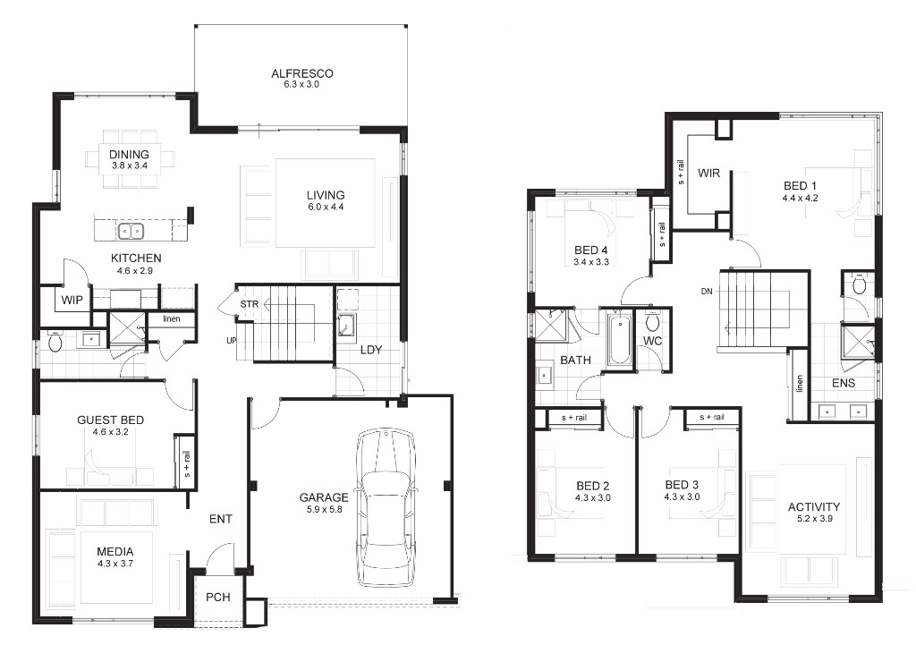 ultra modern house floor plans ideas