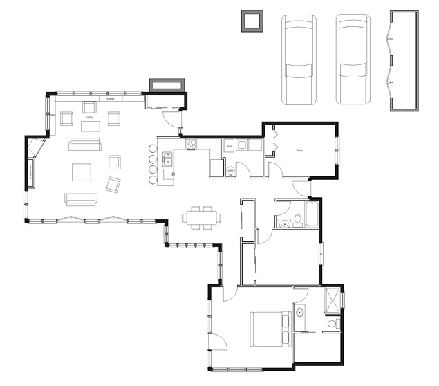 Usonian House Plan