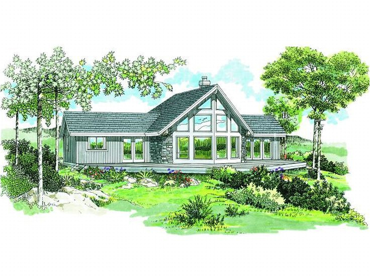 water front view house plans