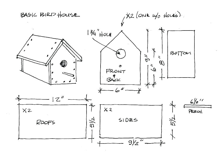 bluebird bird house plans