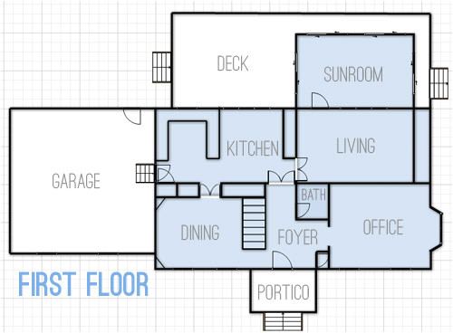 the new house floor plan