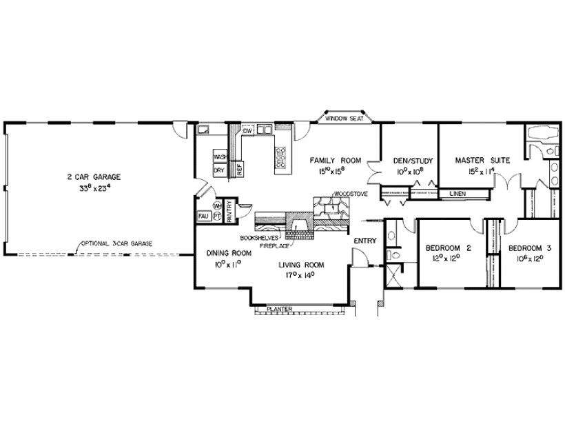 Wide Shallow Lot House Plans Plougonver