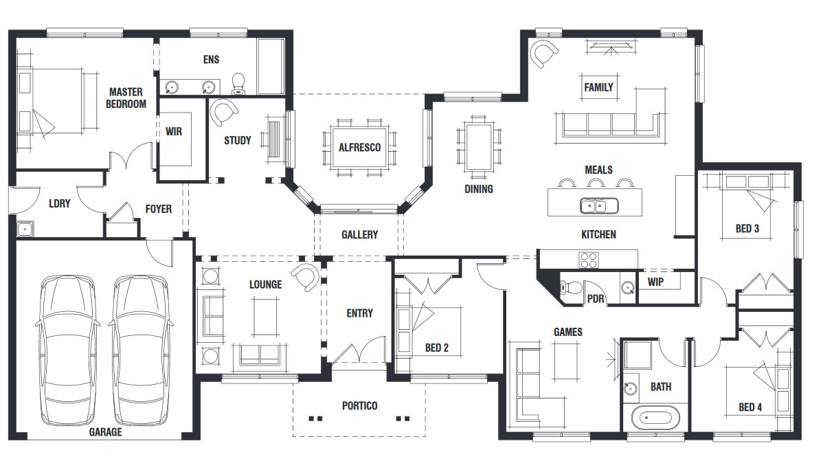 Wide House Plans