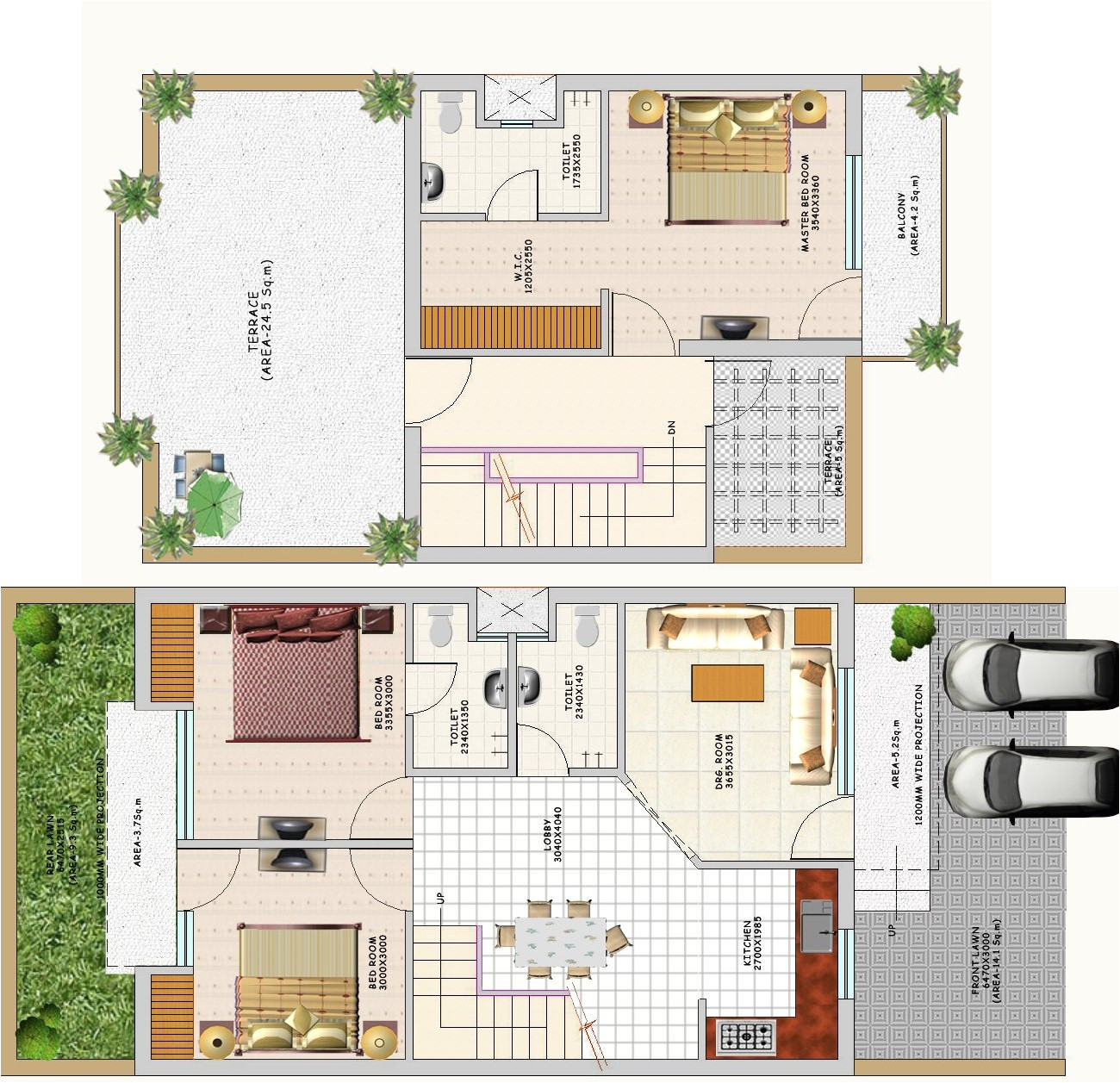 famous duplex house floor plans indian style