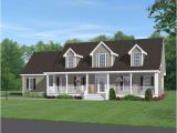 1.5 Story Cape Cod House Plans Idea for Adding A Full Front Porch A Larger Second Story