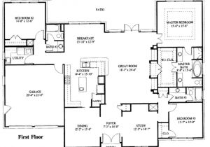 1 Story Home Plans Simple One Story House Plan House Plans Pinterest 1 Story