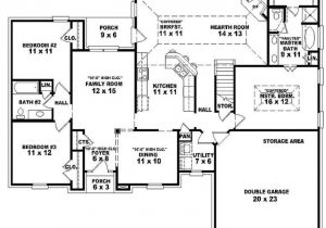 1 Story House Plans with Media Room Single Story Open Floor Plans One Story 3 Bedroom 2