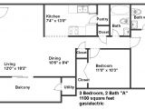 1100 Sq Ft Ranch House Plans 1100 Square Feet 2 Bedroom House Plans