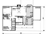 1350 Sq Ft House Plan Ranch Style House Plan 3 Beds 2 Baths 1350 Sq Ft Plan