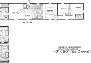 16 by 80 Mobile Home Floor Plans 16 X 80 Mobile Home Floor Plans Elegant Clayton Yes Series