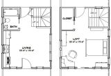 16×20 Tiny House Plans 16×20 Tiny House 581 Sq Ft Pdf Floor Plan Dallas