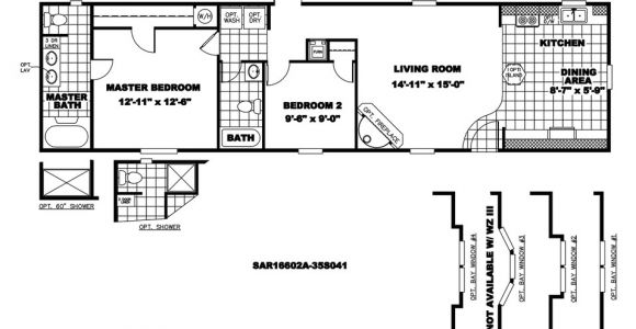 16×60 Mobile Home Floor Plans 16 X 60 Mobile Home Floor Plans Mobile Homes Ideas