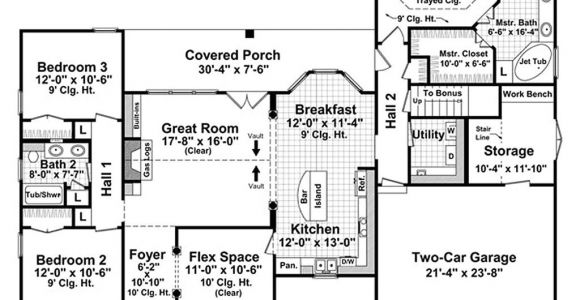 1800 Sq Ft House Plans with Bonus Room Craftsman Style House Plan 3 Beds 2 Baths 1800 Sq Ft
