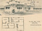 1950s Home Floor Plans 1950 Modern Ranch Style House Plan Mid Century Home