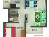 1bhk Home Plan Floor Plan Of 1bhk Flats In Chakan Dwarka township