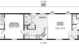 2 Bedroom 1 Bath Single Wide Mobile Home Floor Plans 2 Bedroom Mobile Home Plans Homes Floor Plans