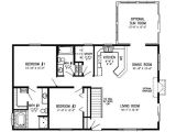 2 Bedroom 2 Bath Mobile Home Floor Plan 2 Bedroom Modular Floor Plans Concept Main Level Laundry