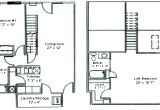 2 Bedroom 2 Bath with Loft House Plans Floor Plan Two Bedroom Loft Woodsview Apartments