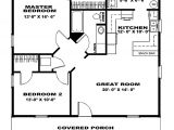 2 Bedroom 2 Bath with Loft House Plans Two Bedroom House Plans Two Bedroom Cottage Floor